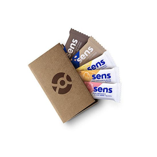 Sens Pleasure & Serious Protein s cvrčky múkou, testovacie balenie (5 tyčiniek)