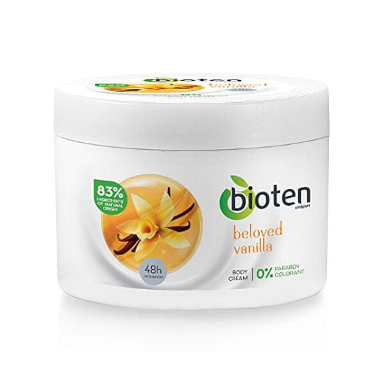 Bioten Hydratačný telový krém s vanilkou Beloved Vanilla ( Body Cream) 250 ml