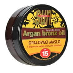 VIVACO Opaľovacie maslo Argan bronz oil OF 15 200 ml