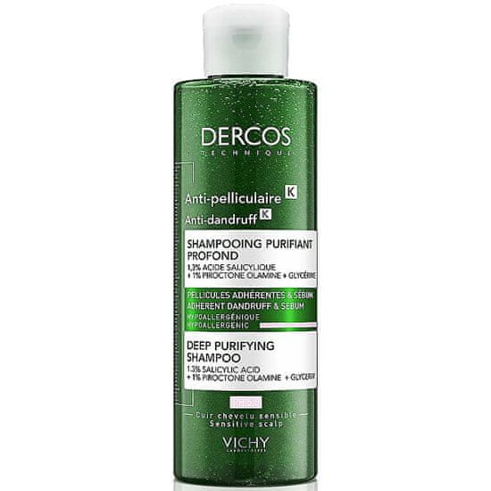 Vichy Šampón proti lupinám s peelingovým efektom Dercos K (Deep Purifying Shampoo)
