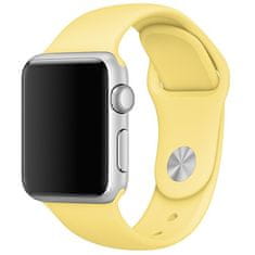 4wrist Silikónový remienok na Apple Watch – Žltá 38/40/41 mm – S/M