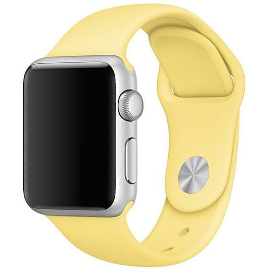4wrist Silikónový remienok na Apple Watch – Žltá 38/40/41 mm – S/M