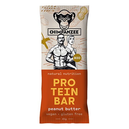 CHIMPANZEE Bio proteín bar Peanut Butter 45 g