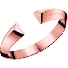 Calvin Klein Otvorený oceľový náramok Shape KJ4TPD10010 (Rozmer 5,4 x 4,3 cm - XS)