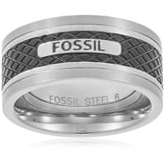 Fossil Módne oceľový prsteň JF00888040 (Obvod 60 mm)