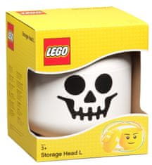 LEGO Úložná hlava (veľkosť L) - kostlivec