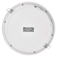 EMOS EMOS LED panel 297mm, kruhový zabudovateľný biely, 24W teplá biela 1540112410