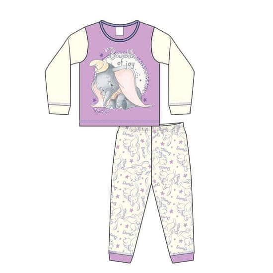 TDP TEXTILES Dievčenské bavlnené pyžamo DISNEY DUMBO Baby 12-18 mesiacov (86cm)