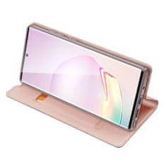 Dux Ducis Skin Pro knižkové kožené puzdro na Samsung Galaxy Note 20, ružové