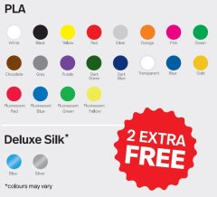 POLAROID 3D PLA Náplne 20 farieb + 2 Deluxe Silk zadarmo