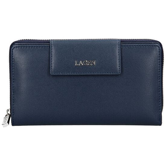Lagen Dámska kožená peňaženka 50311 D.Blue