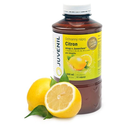 Juvenil ochranný nápoj Juvenil, celková imunita, sirup citrón