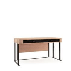 Taranko Písací stôl Grande GR - dub (Grande 01) / čierna