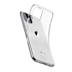 BASEUS Ultra-Thin Cover Gel TPU puzdro s držiakom na šnúrku pre iPhone 11 Pro Max priehľadné (WIAPIPH65S-QA02)
