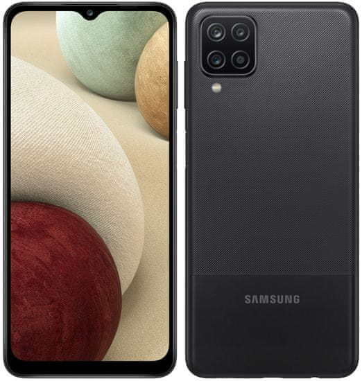 SAMSUNG Galaxy A12, 4GB/128GB, Čierna