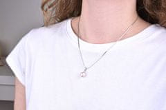 Levien Pôvabný náhrdelník s perličkou Pearl Rosaline