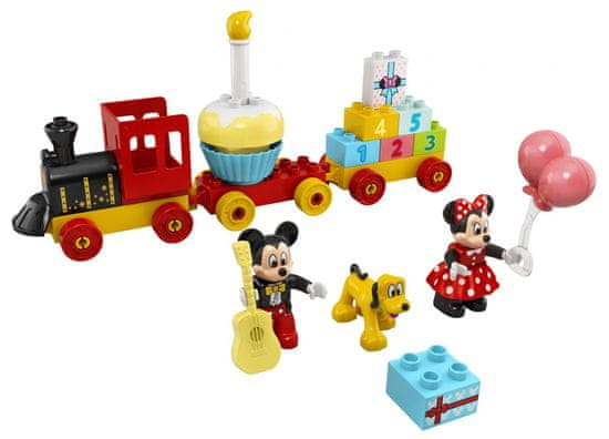 LEGO DUPLO 10941 Narodeninový vláčik Mickeyho a Minnie - rozbalené