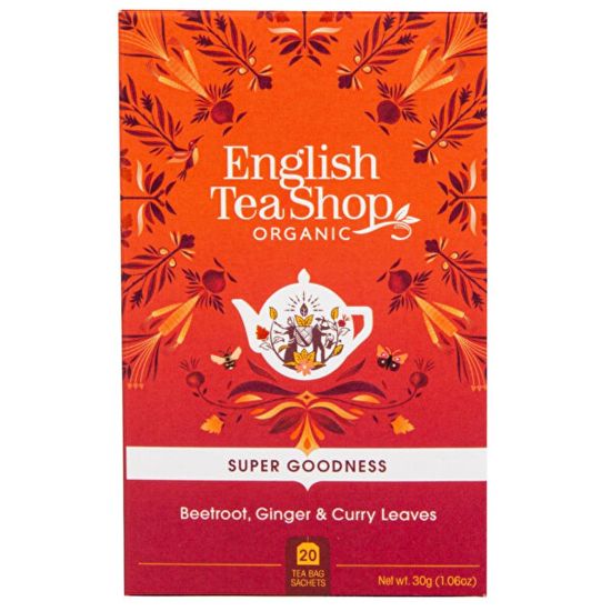 English Tea Shop Červená repa, zázvor a karí Veggie čaj 20 sáčkov