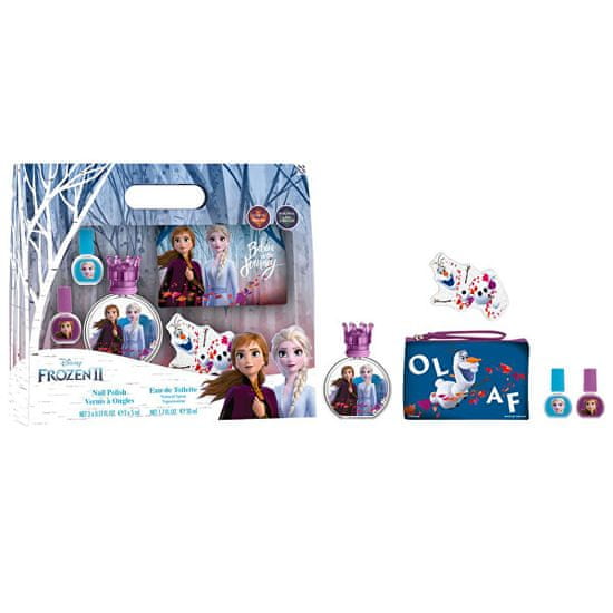 EP LINE Disney Frozen - EDT 50 ml + 2x lak na nehty + pilník + kosmetická taštička