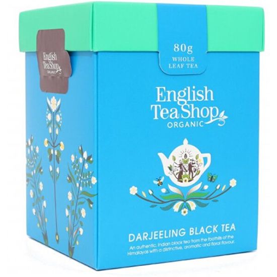 English Tea Shop Čierny čaj Darjeeling sypaný bio 80 g