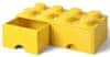 Úložný box 8 so šuplíkmi žltá
