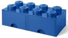 LEGO Úložný box 8 so šuplíkmi modrá