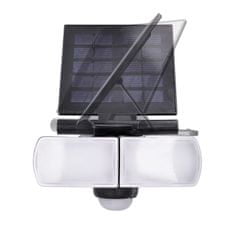 Solight Solight LED solárne osvetlenie so senzorom, 8W, 600lm, Li-on, čierna WO772