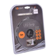 Solight Solight LED svetelný pás s tester, 5m, sada s 12V adaptérom, 4,8W / m, IP65, studená biela WM50-65T