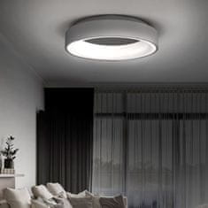 Solight Solight LED stropné svetlo guľaté Treviso, 48W, 2880lm, stmievateľné, diaľkové ovládanie, šedá WO768-G