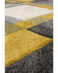 Flair Kusový koberec Hand Carved Nimbus Grey / Ochre 120x170