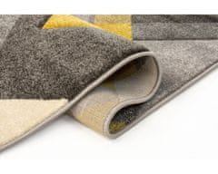Flair Kusový koberec Hand Carved Nimbus Grey / Ochre 120x170