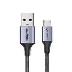Ugreen kábel USB / Micro USB 2.4A 2m, sivý