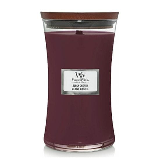Woodwick Vonná sviečka váza Black Cherry 609,5 g