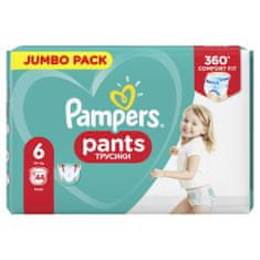 Pampers Plienkové nohavičky Pants 6 Extra Large (15+ kg) Jumbo Pack 44 ks