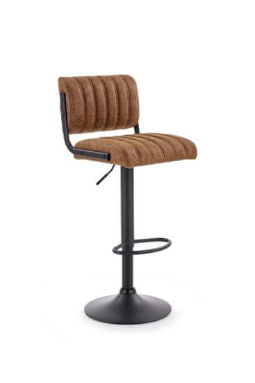 Halmar Barová stolička H-88 - hnedá / čierna