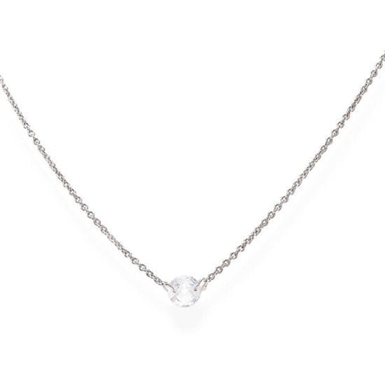 Amen Originálne strieborný náhrdelník so zirkónom Diamond CLPLBB3