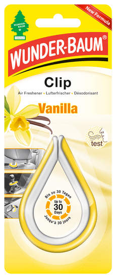 WUNDER-BAUM Clip osviežovač vanilka