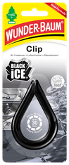 WUNDER-BAUM Clip osviežovač black ice