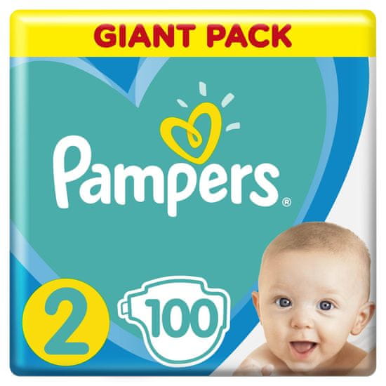 Pampers New Baby 2 Mini (4-8kg) Giant Pack - 100 ks