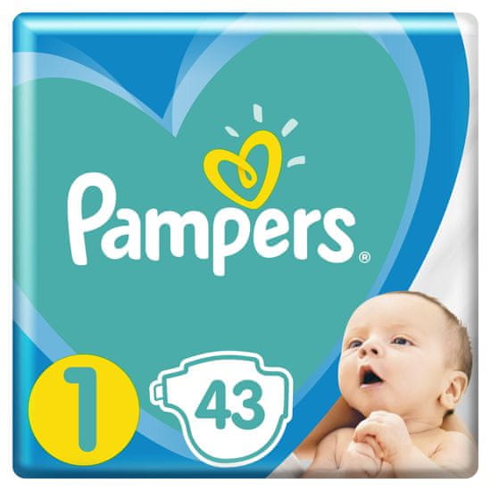 Pampers Plenky New Baby 1 (2-5 kg) Newborn 43 ks