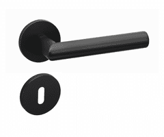 Infinity Line Ronda KRD O B00 čierna - kľučka k dverám - pre izbový kľúč