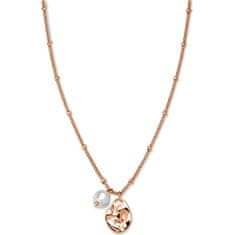 Rosefield Ružovo pozlátený náhrdelník s príveskami Toccombo JTNPRG-J447
