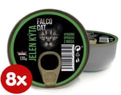 FALCO Cat jelenie stehno 8x120g