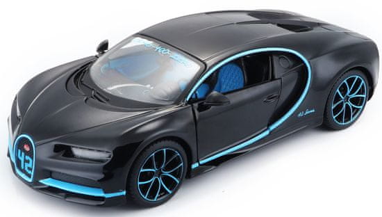 Maisto Bugatti Chiron 1:24 - čierna