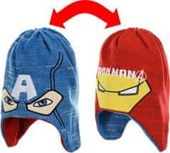 Sun City Detská čiapka Avengers Captain America Ironman II oboustranná Velikost: 52
