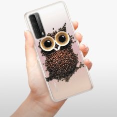 iSaprio Silikónové puzdro - Owl And Coffee pre Huawei P Smart 2021