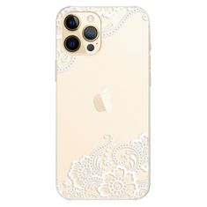 iSaprio Silikónové puzdro - White Lace 02 pre Apple iPhone 12 Pro