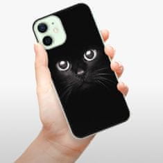 iSaprio Silikónové puzdro - Black Cat pre Apple iPhone 12