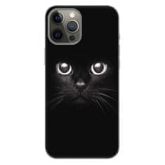 iSaprio Silikónové puzdro - Black Cat pre Apple iPhone 12 Pro