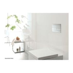 Tece TECEsquare - Ovládacie tlačidlo, sklenené, biele sklo, biela 9240800